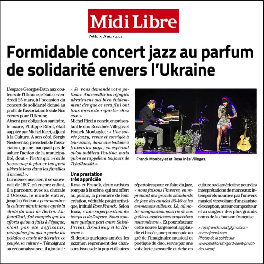 MIDI LIBRE Rose Franck 28 03 22